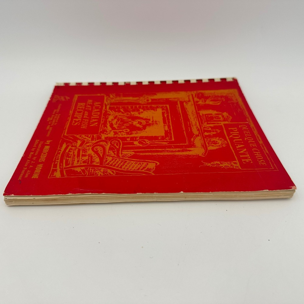 Vintage Acadian Meat And Fish Recipes Mercedes Vidrine 1970 Cajun Cookbook - Picture 2 of 10